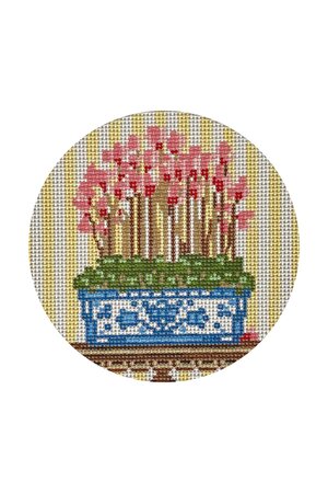 The Stitched Garden Floral Ornaments