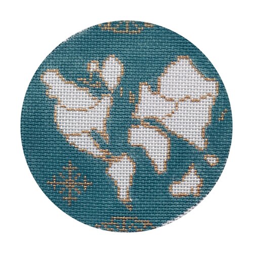 Atlas Ornament Round 18D Mallard Green