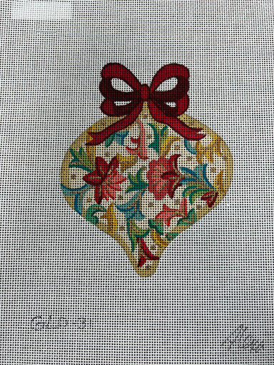 Sew Much Fun! Girl Christmas Owl handpainted needlepoint canvas