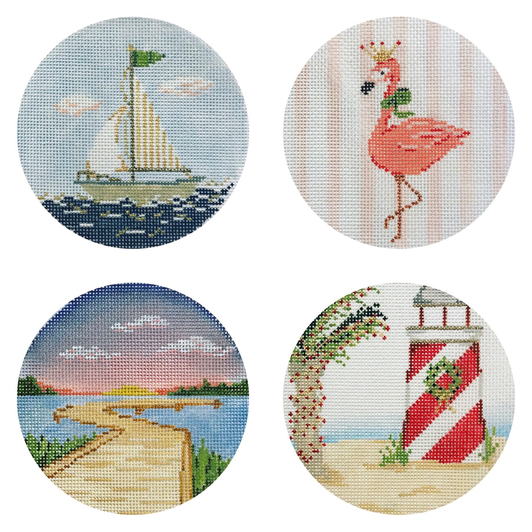 Seaside Series 28 Plum Stitchery