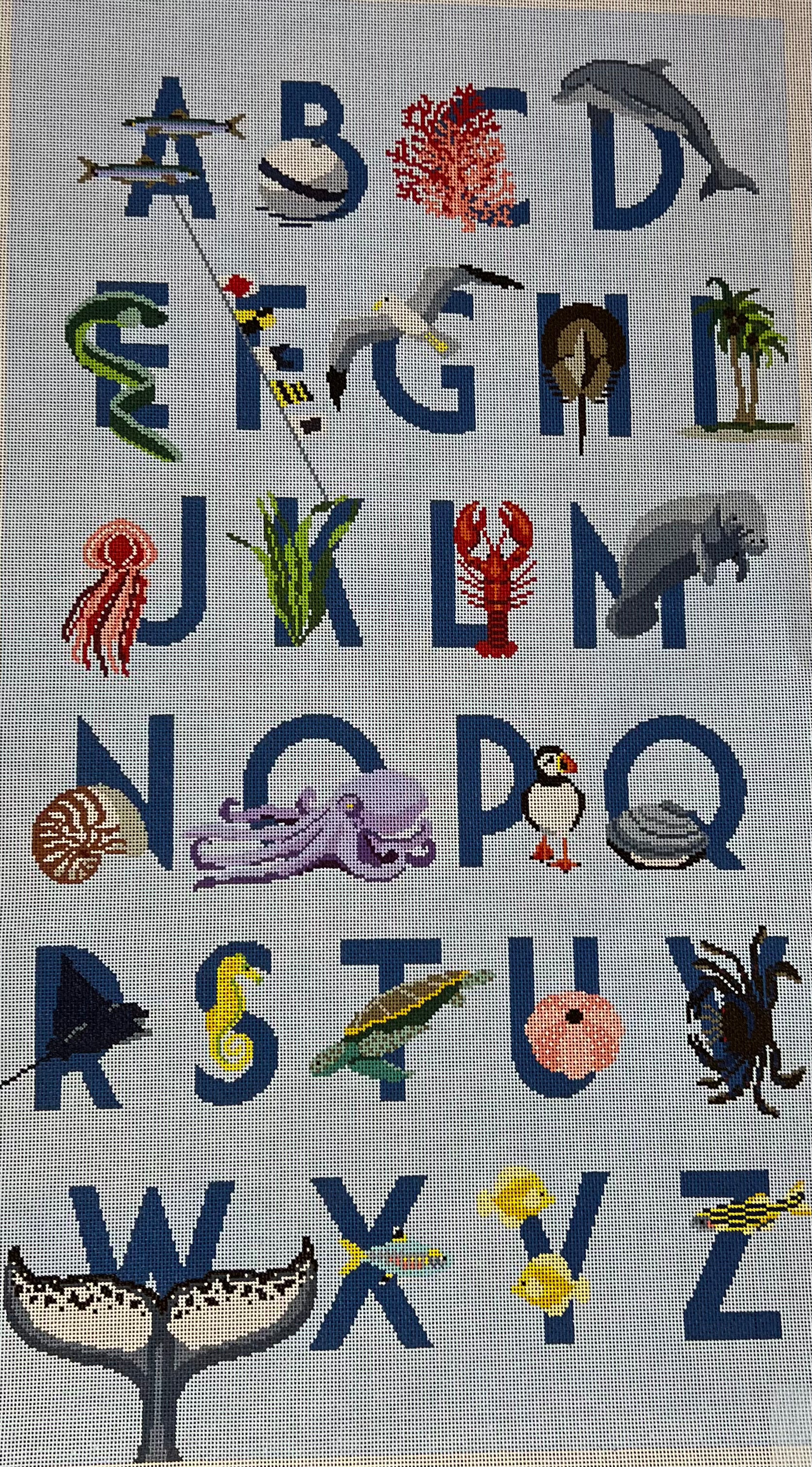 Ocean Alphabet (Large Mural) TSS-72