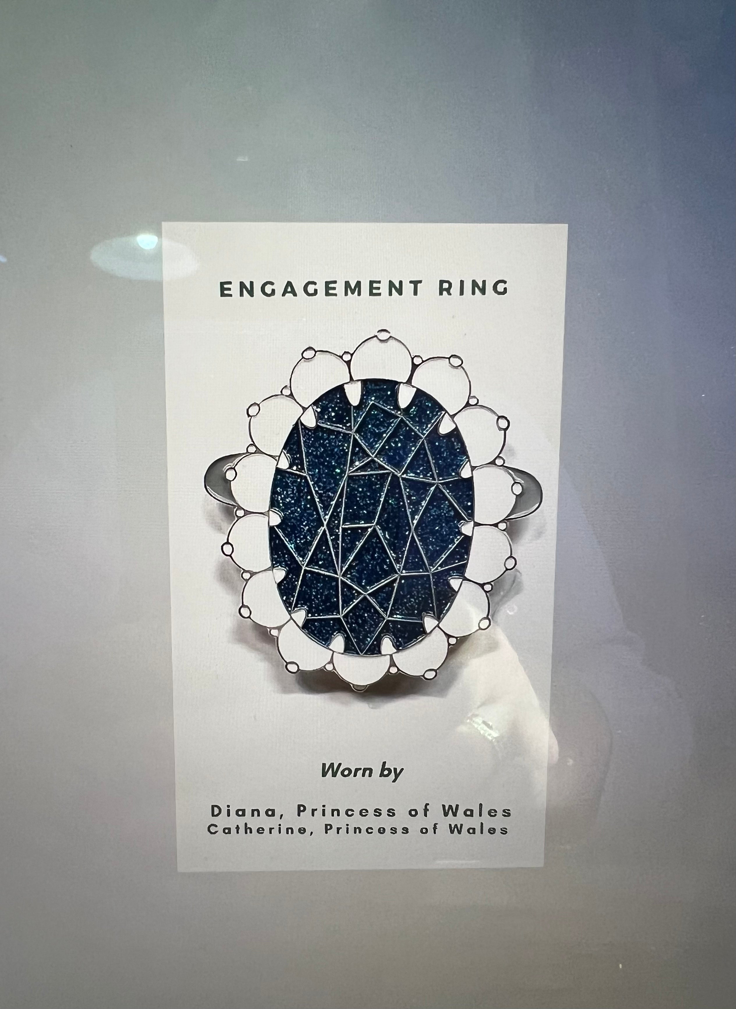 Princess Diana's Engagement Ring Magnetic