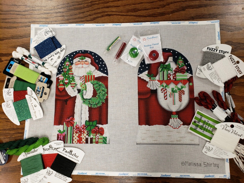 Classic Santa 2 Sided - Standup MS1507 — Needlepoint Junction