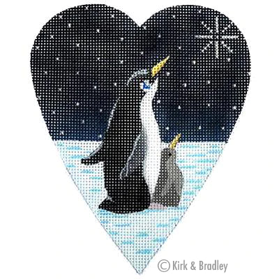 Midnight Penguin Heart  KB 065