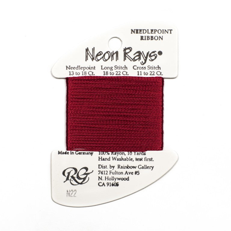 Neon Rays Flat ribbon N01-N110