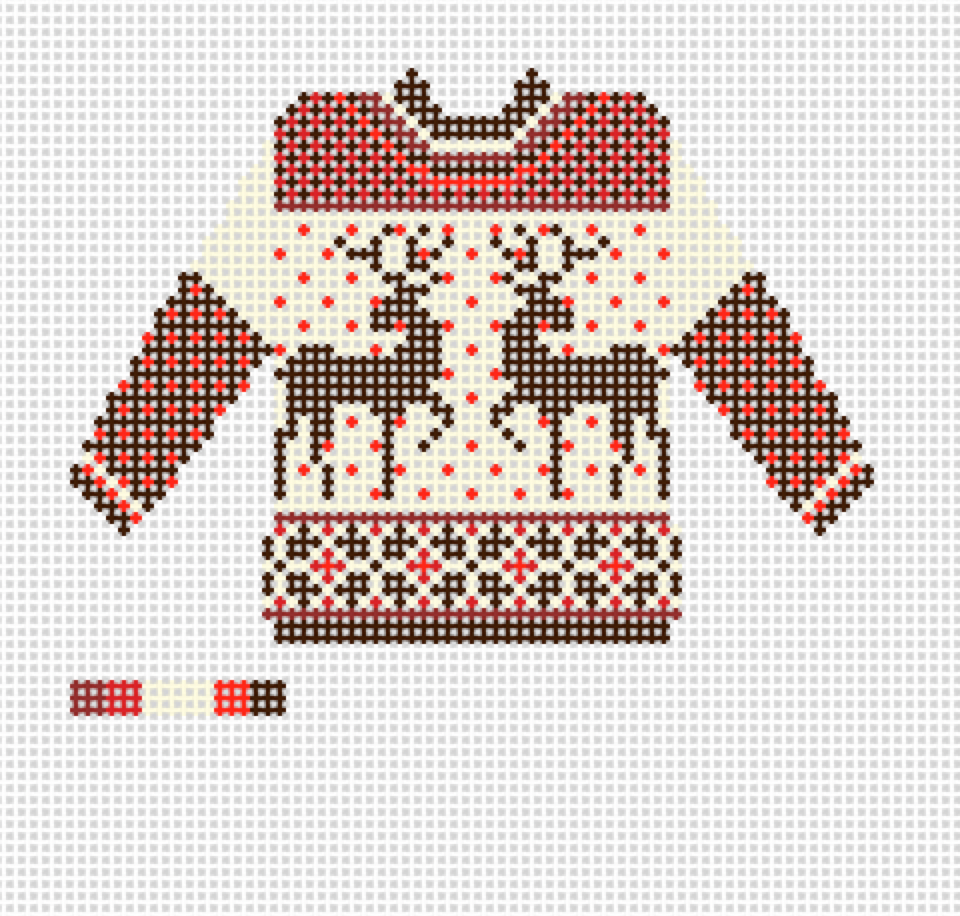 Nordic Collection Reindeer Sweater