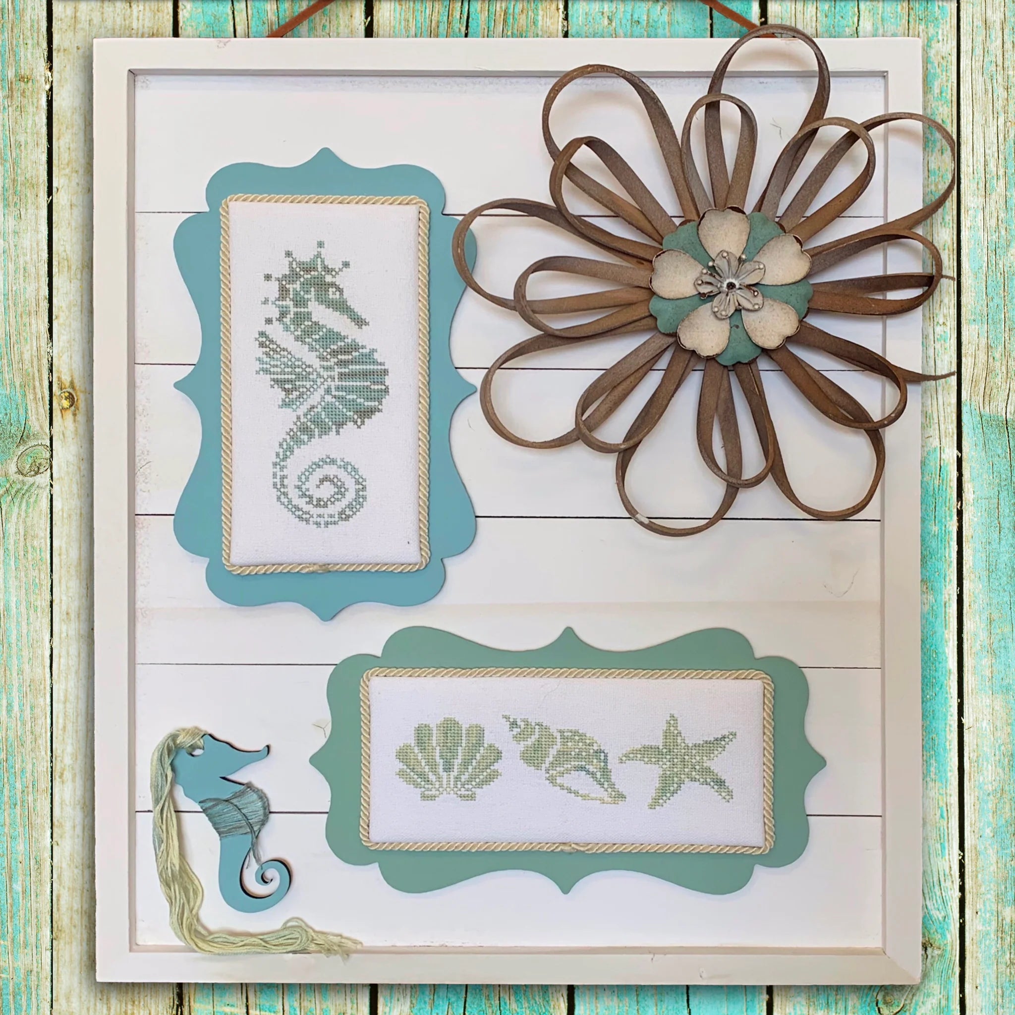 Seashells and Seahorses by Dirty Annies XS