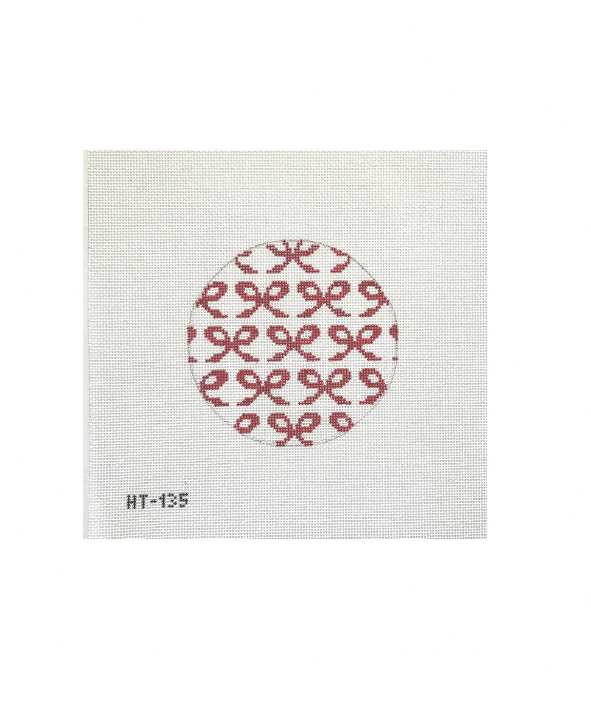 Red Bows Round HT135
