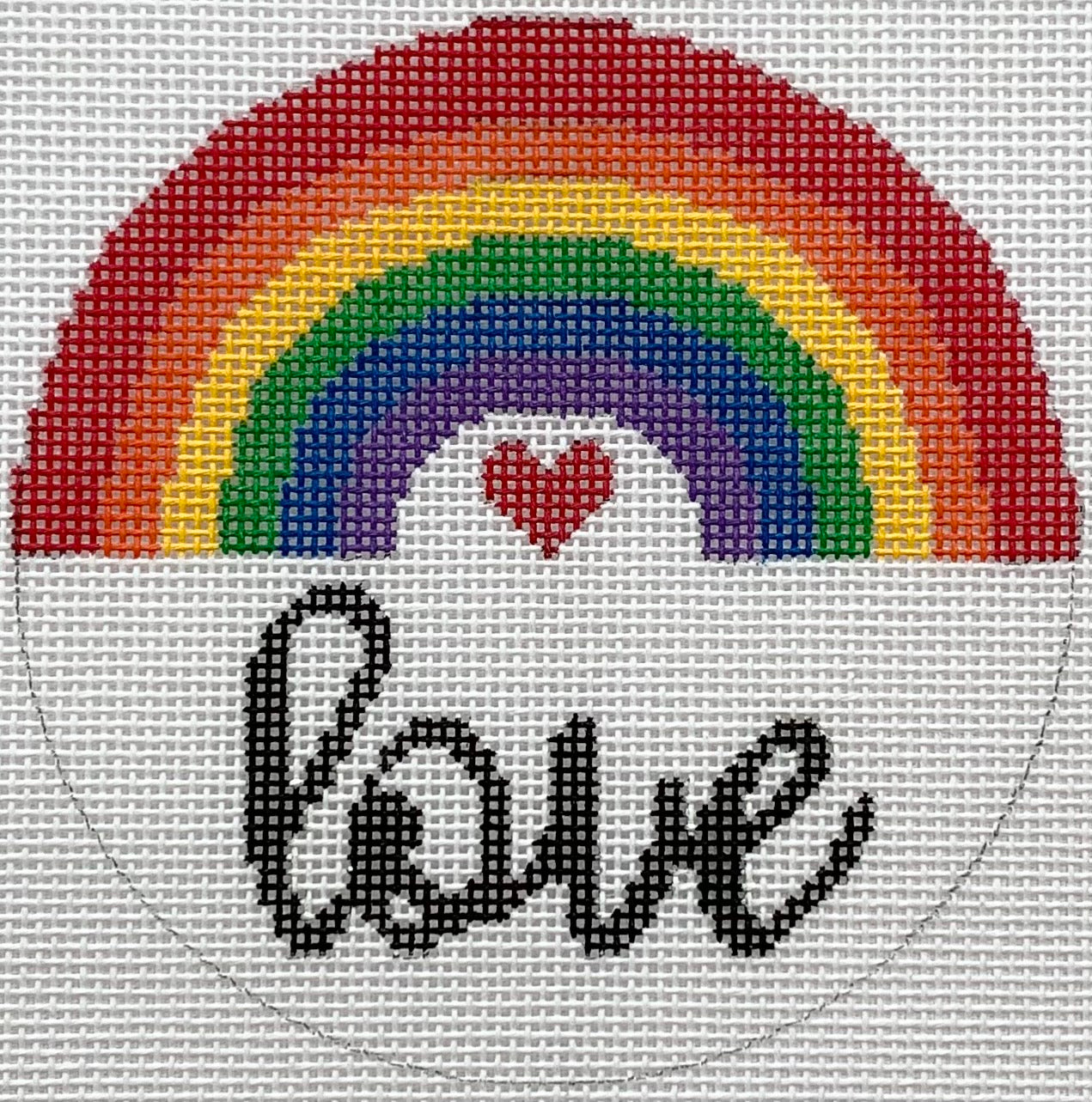 Rainbow Love Round S-03 Lauren Bloch Designs