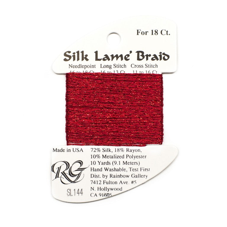 Silk Lame silk and metallic 18 count SL01-SL99