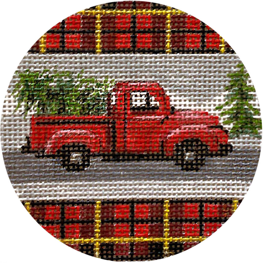 Truck with Tree Round X486