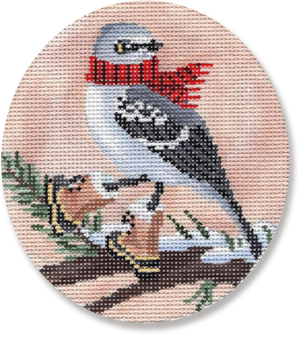 Mockingbird W/Red Scarf  SC-XO 24