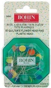 Bohin Quilters Plastic Head Pins