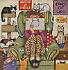 Stitching Girl Crazy Cat Lady P325